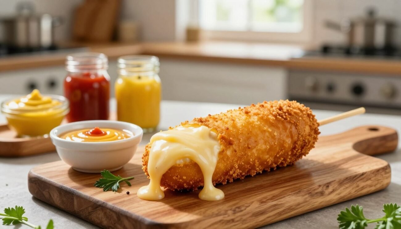 Corn Dog Mozzarella