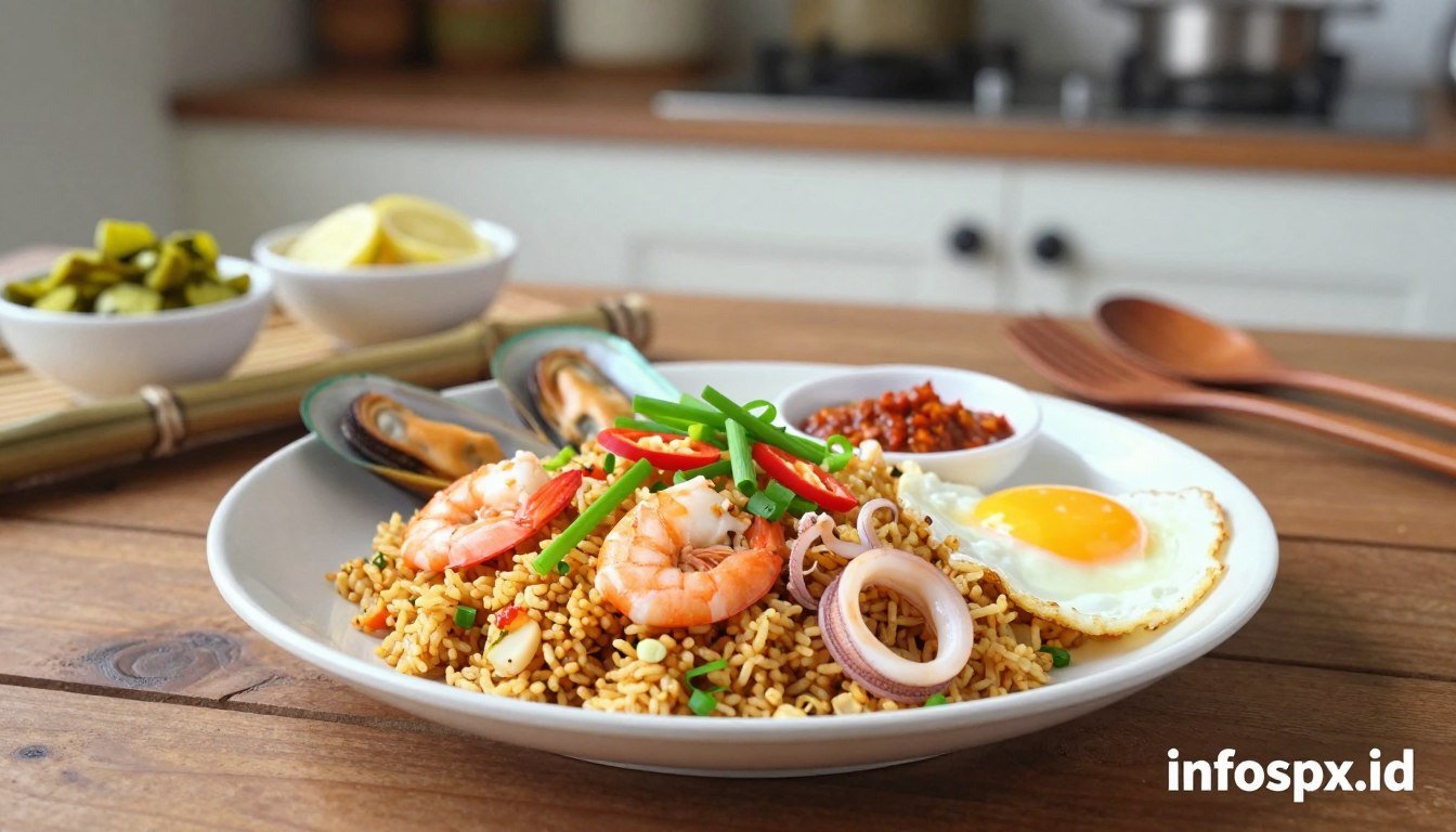 Variasi Kreasi Nasi Goreng Seafood